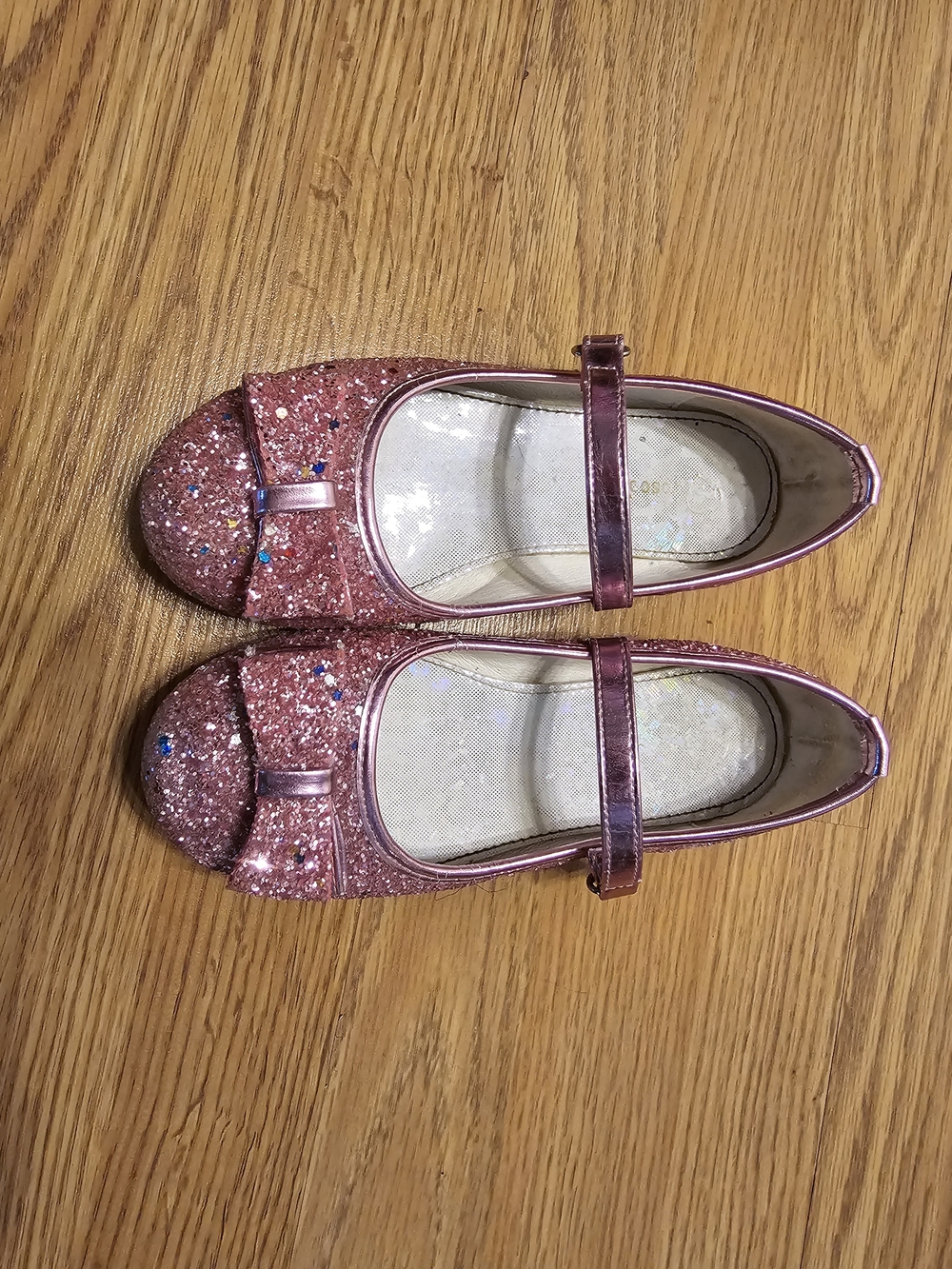 Sparkle Mary Jane Dress Shoes for Girls in Rose Pink size 1